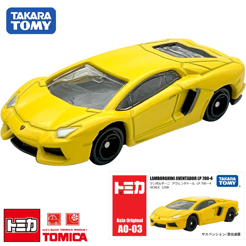 

Takara Tomy Tomica Asia Original A0-03 Lamborghini Aventador LP 700-4 Vehicle Diecast Metal Model Alloy Car Toy Kids Gift 903970