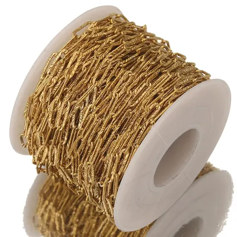 Золотая цепочка из нержавеющей стали Alisaya 1 метр