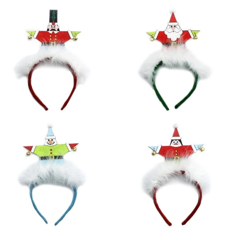 

Christmas Bopper Christmas Santa Headband Christmas Hair Hoop Christmas Party Snowman Headband Snowman Hair Hoop