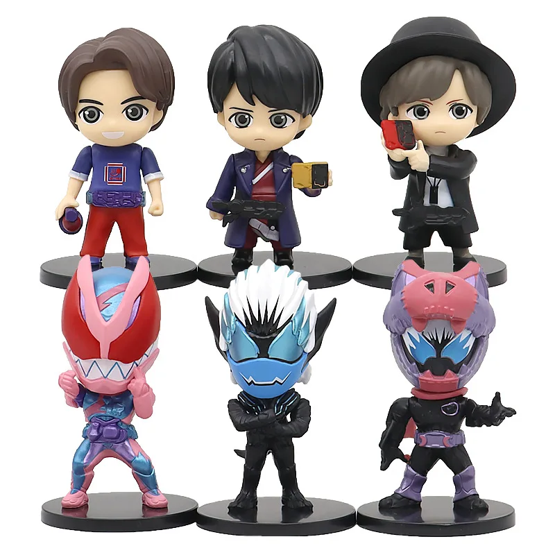 

Экшн-фигурки в аниме «маскарадный гонщик», 6 шт./набор