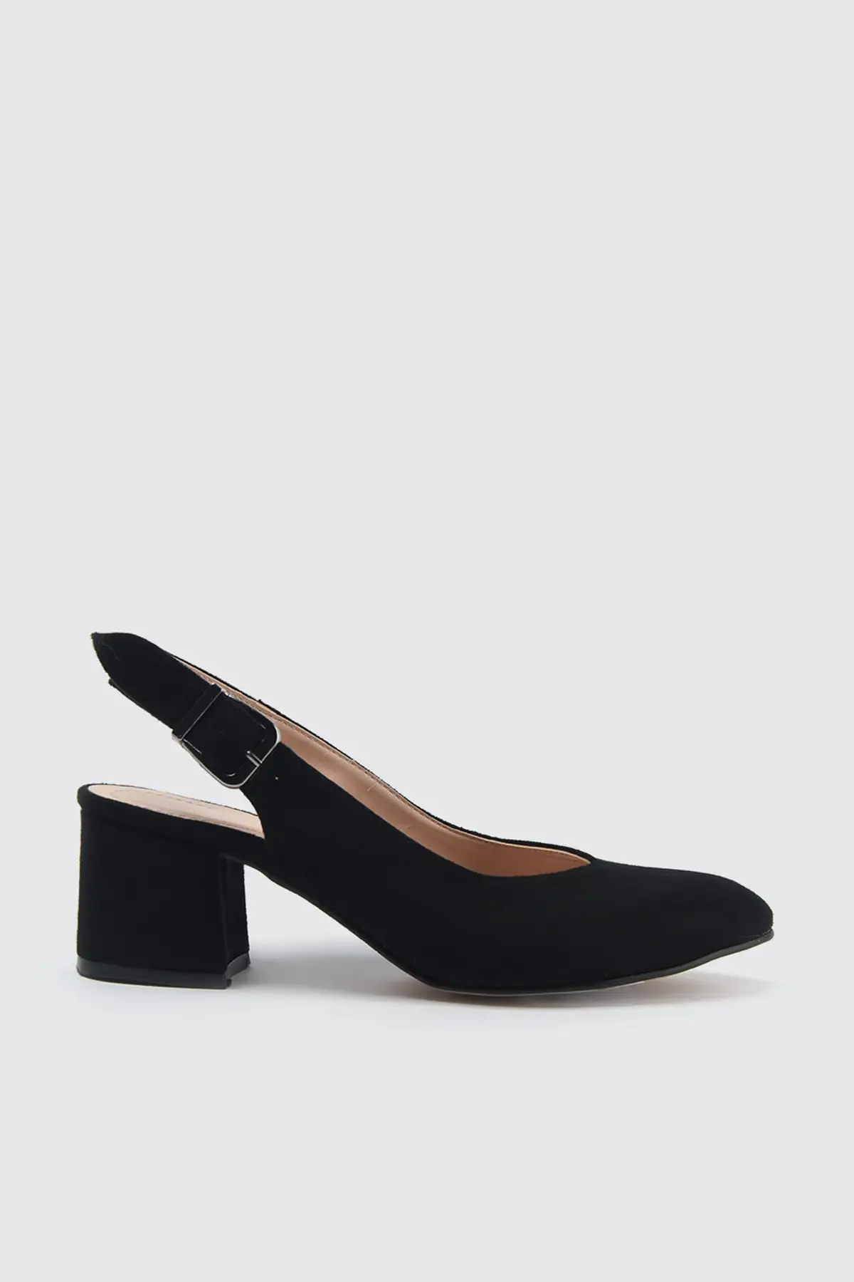 

Trendyol Suede Women 'S Classic High-Heeled Shoes TAKSS21TO0035