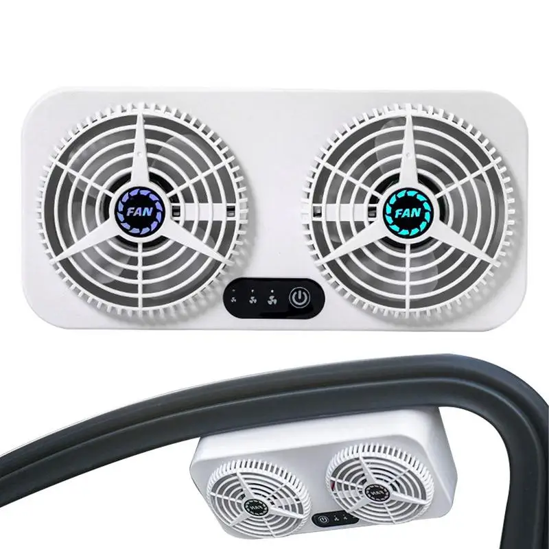 

Solar Powered Car Fan Car Air Fan Car Car Exhaust Fan Car Window Fan Car Home Dual-use Exhaust Fan Radiator Exhaust Fan