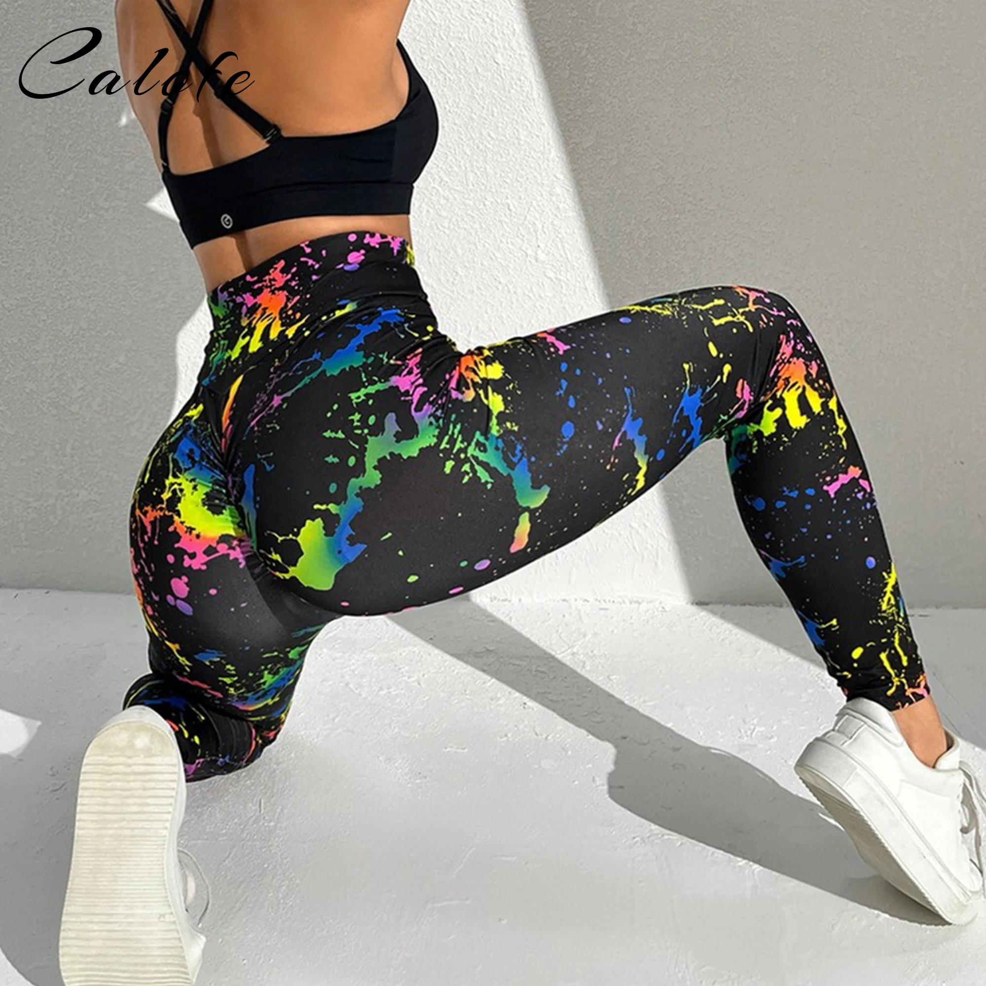 

2023 Print Seamless Leggings Women Soft Workout Tights Fitness Outfits Yoga Pants High Waisted Gym Wear Lycra Spandex Leggings
