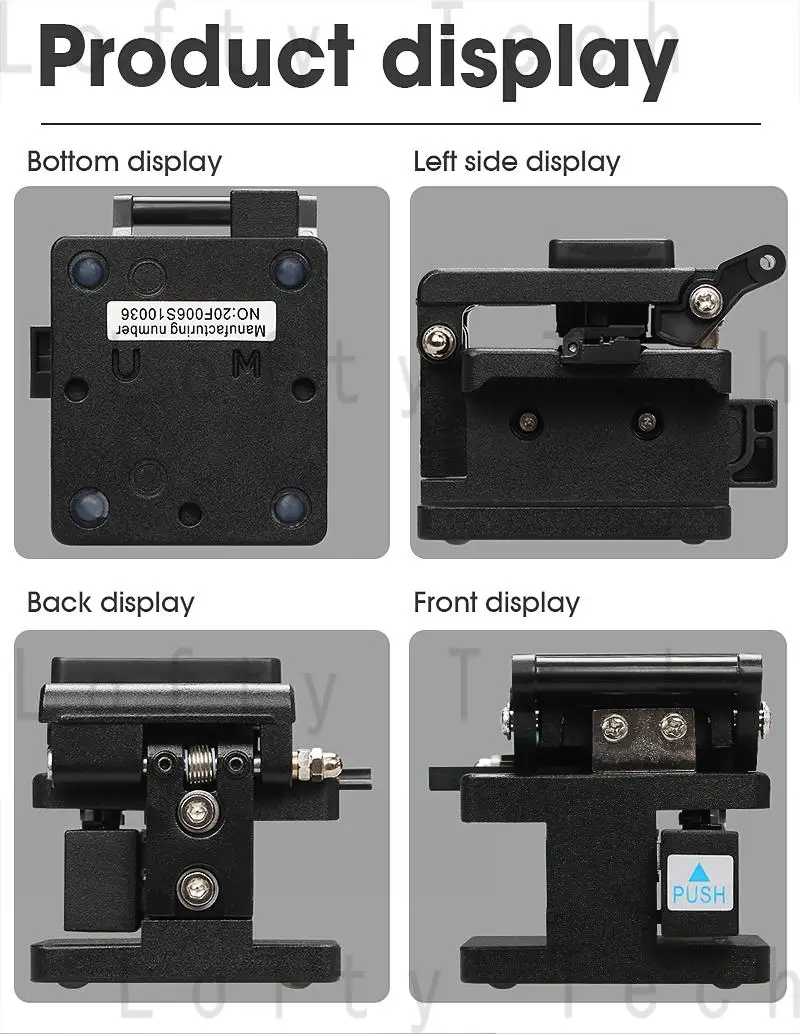 High precision fiber cleaver AUA-7S Cold Contact Dedicated Metal Fiber optic cutter optical fiber cutting knife