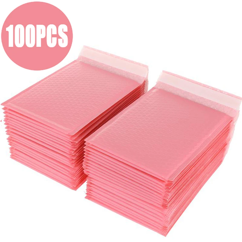 

Lined Mailer Self Self Mailers Book Seal Envelopes Bubble Poly Seal Gift Bubble Mailer Padded For Bags Magazine 100pcs Pink