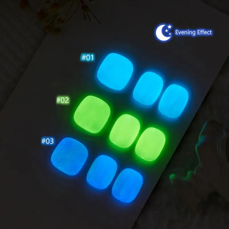 

15ml Luminous Neon Gel Nail Polish Glow In Dark Semi Permanent Soak Off UV LED Gel Fluorescent Green Blue Color Nail Art Varnish