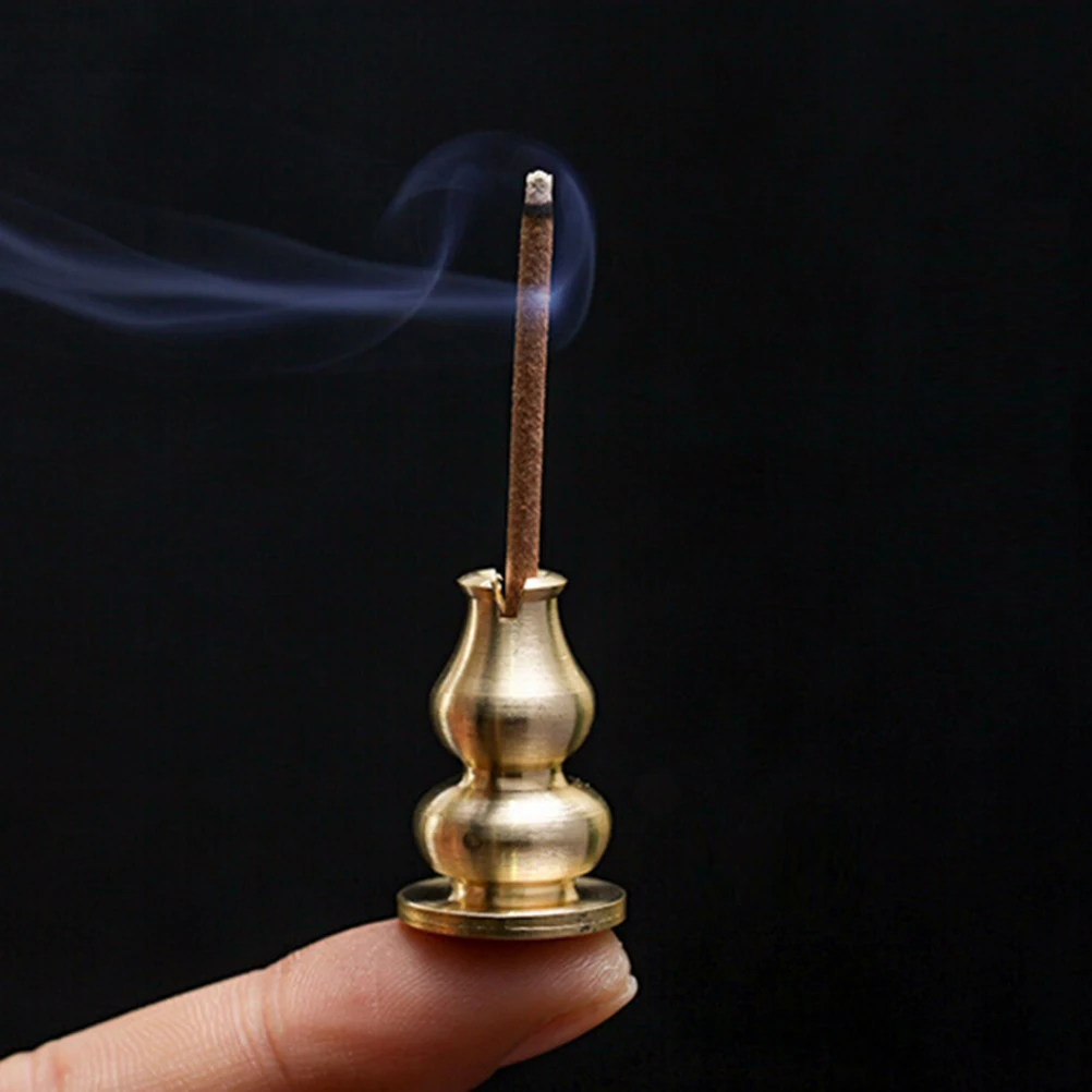 

New Alloy Copper Incense Holder Can Be Fixed Incense Sticks And Coil Portable Incense Burner Censer High Incense Plug
