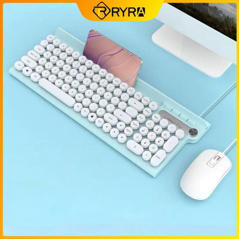 

Эргономичная Проводная игровая клавиатура и мышь RYRA L3, проводная игровая клавиатура для компьютера, Проводная клавиатура для геймеров на ...