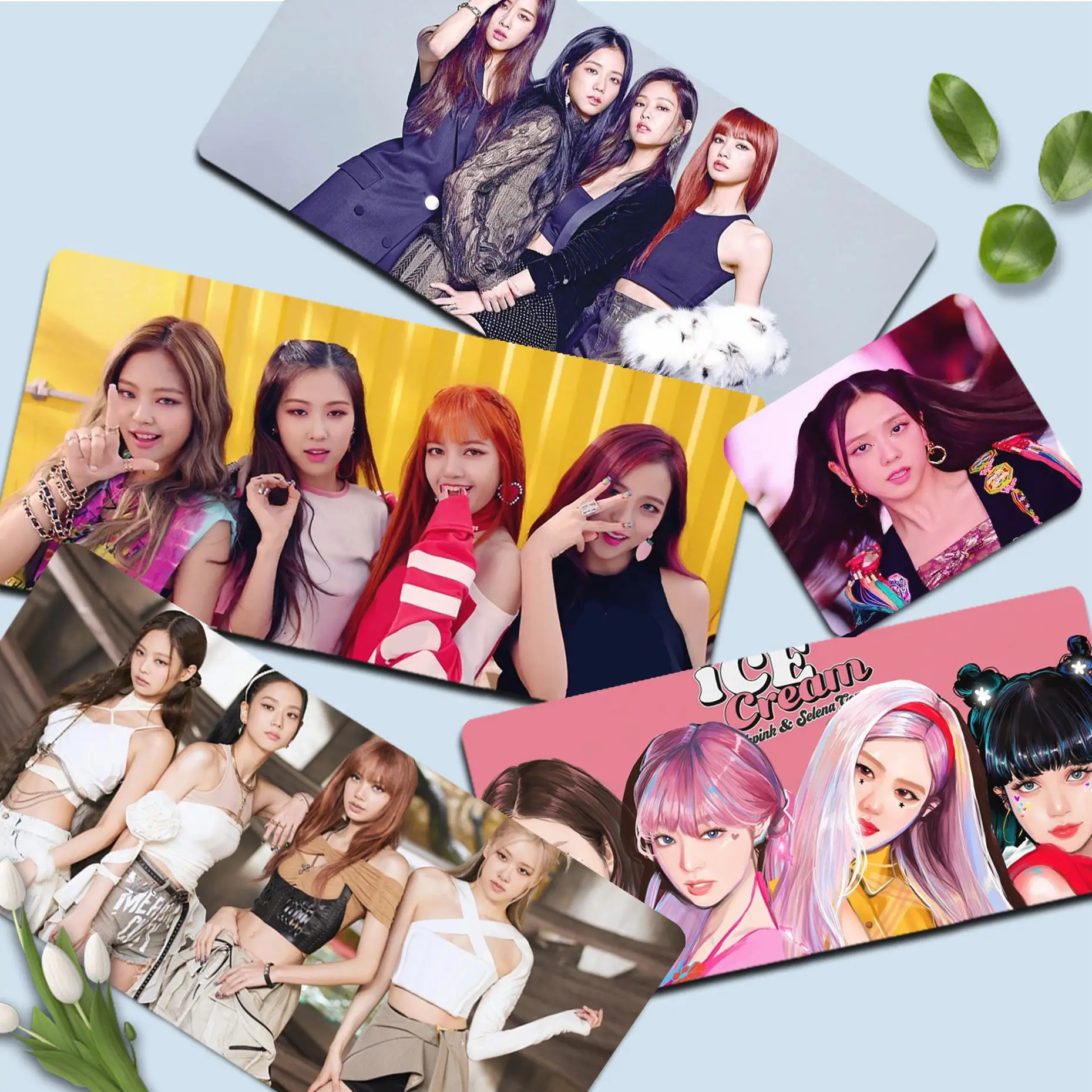 

B-Blackpink Kpop Girls Black Mousepad Girl Pad Keyboards Mat Rubber Gaming Mousepad Desk Mat Size For Locking Game Keyboard Pad