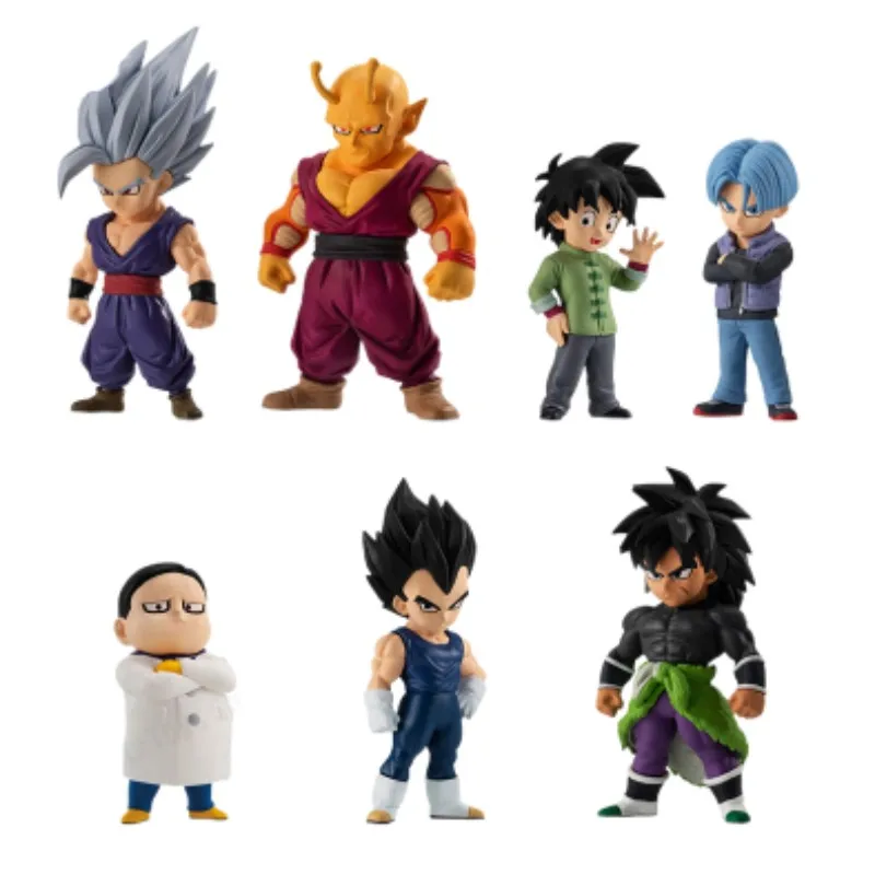 

Bandai Драконий жемчуг супер герой реклама 16 Broly Goten Son Gohan чудовище оранжевый маленький Вегета плавки Dr.Hedo Аниме фигурки Куклы