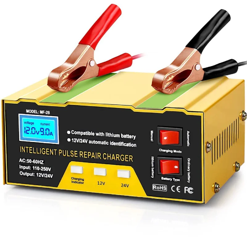 Зарядное устройство для автомобильного аккумулятора, 12 В, зарядное ...