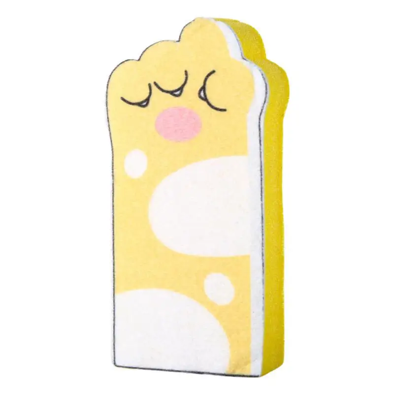 

High Quality Household Scouring Pad Cleaning Spongs New Cute Small Kitchen Wipe Kitchen Cleaning Accessories Portable 1pc
