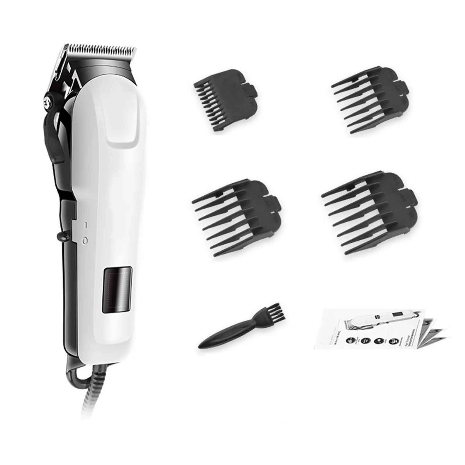 

Pet Electric Hair Trimmer Kit Low Noise Hair Clipper Fine Tuning Pet Hair Shaver Grooming Cutting Machine With 4 Limit Combs