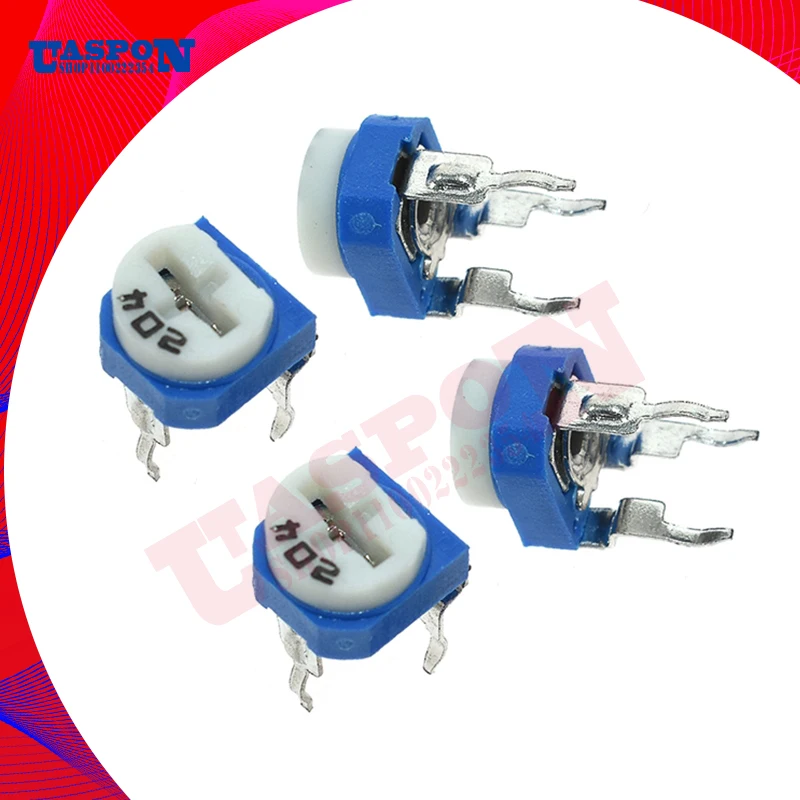 

20pcs RM065 RM-065 100 200 500 1K 2K 5K 10K 20K 50K 100K 200K 500K 1M ohm 100R 200R 500R Potentiometer variable resistor