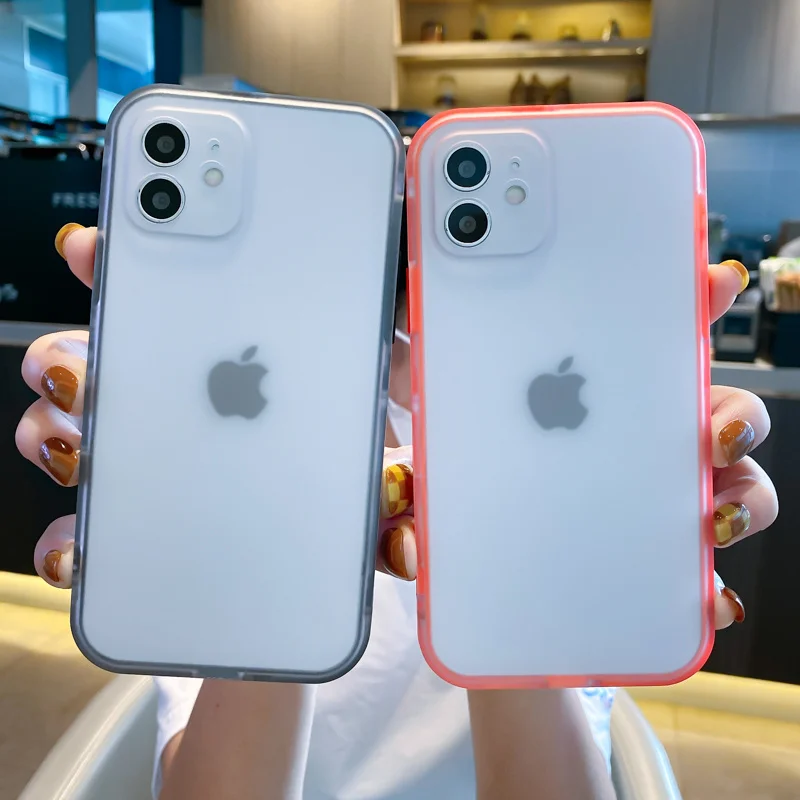 

Прозрачный чехол для iPhone 11 12 13 Pro Max X XS Max XR 7 8 Plus