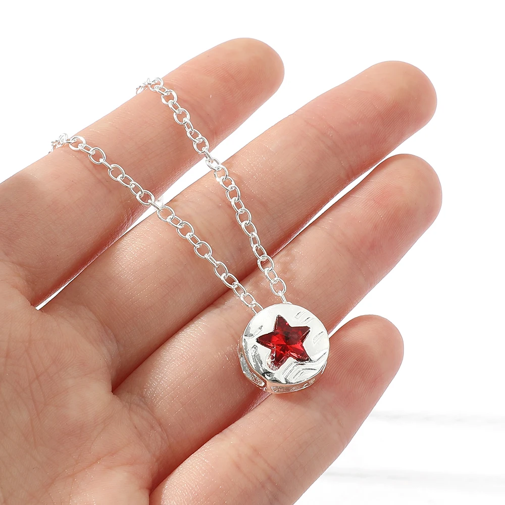 Ожерелье с кулоном в виде знака Мстителей Marvel научной фантастики модное ожерелье