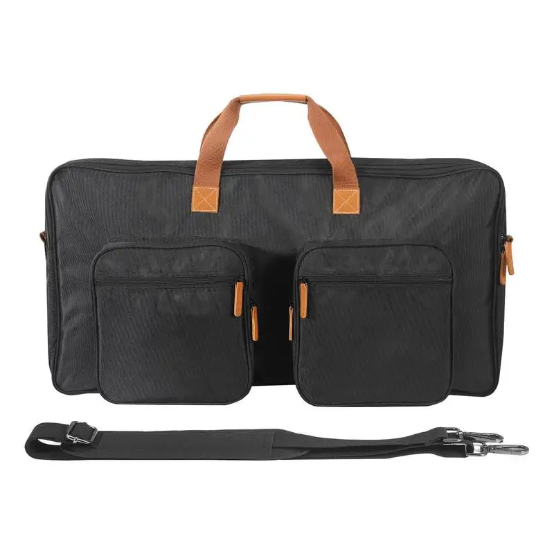 

Controller Carrying Travel Case 2-Channel Large DJ Cable File Bag DJ Bag For Equipment Hard Travel Case Replacement For Smart DJ