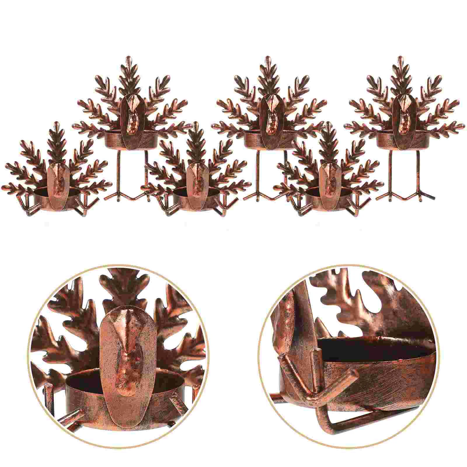 

Подсвечник из железа для индейки, 6 шт.