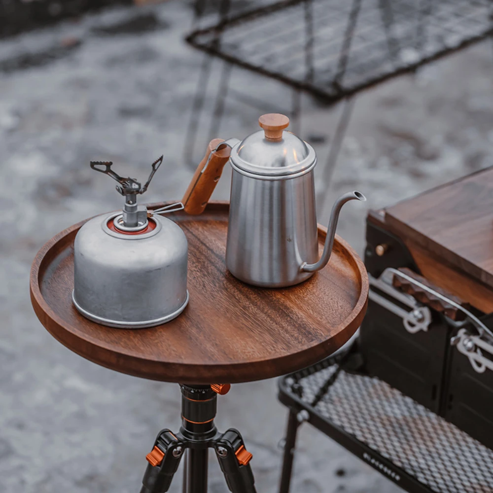 

Walnut Walnut Table Top Natural Whole Wood Round Table High Bearing Capacity Folding Desktop Table Unique Texture Base