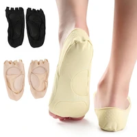 five toe plantar fasciitis arch support insole pedicure socks invisible open toe socks pain relief orthopedic flatfoot foot care