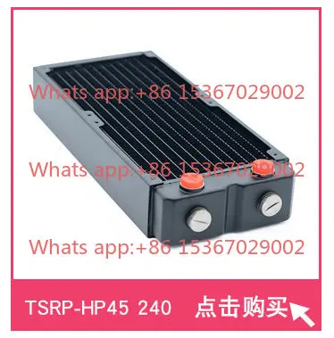 FREEZEMOD двухслойный, толщиной 45 мм, TSRP-HP45-120, медный ряд рассеивания тепла с водяным охлаждением, 5 отверстий, сертификация ROSH (art.: 3920d2bbaea5c) - 3920d2bbaea5c