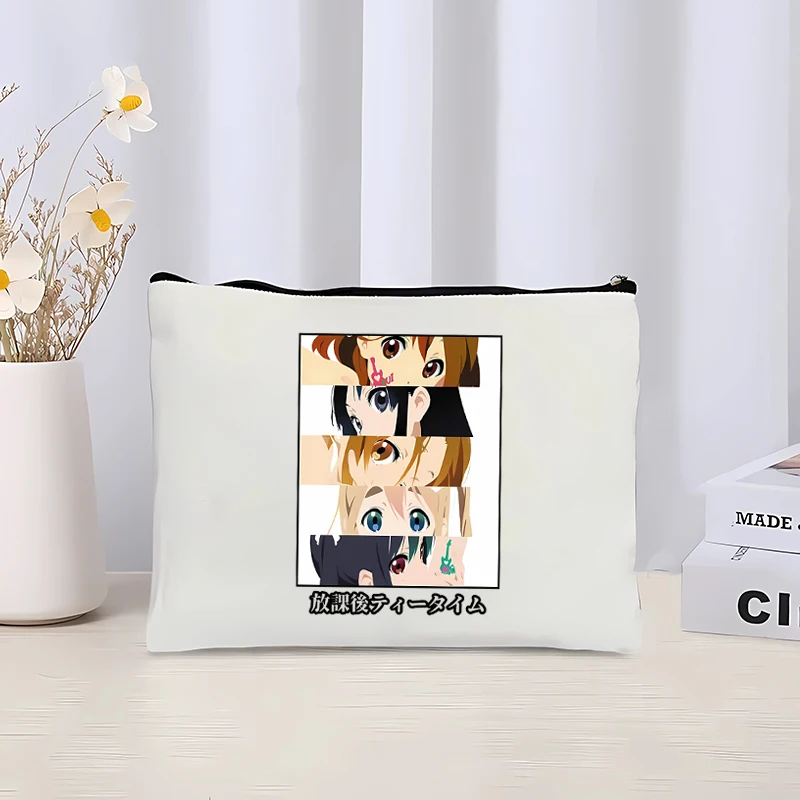 Аниме K-ON косметичка Houkago Tea Time холщовая сумка дорожная складная многоразовая