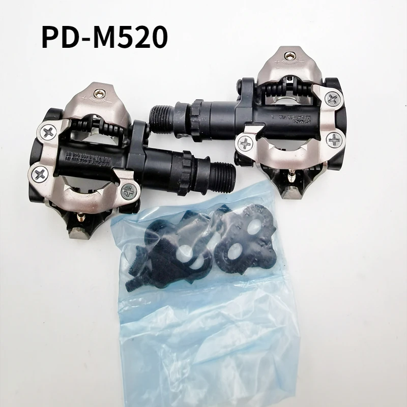 Shimano MTB Pedals PD-M8100/M8000/M8020/M540/M520 Self-Locking SPD Pedals MTB Components Using for Bicycle Racing bike pedals images - 6