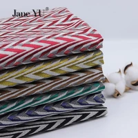 stripe jacquard pillow sofa fabric scratch resistant precision diy handmade clothes high grade thickening