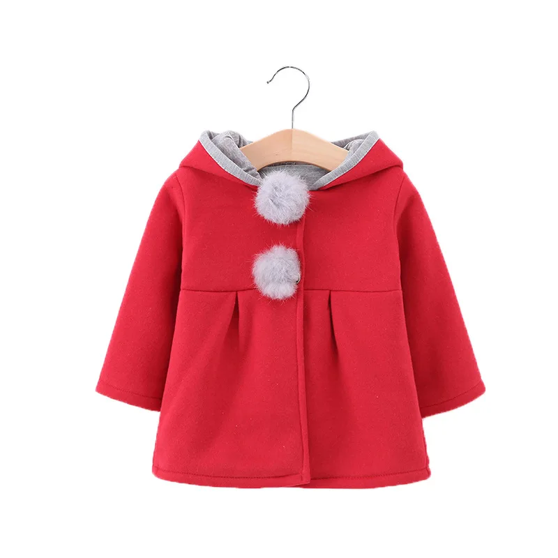

Spring Girls Cute Hoodies Korean kids Hoodie Thicken Fleece Sweatshirt Children's clothing Cute Bunny Ears Baby Clothes
