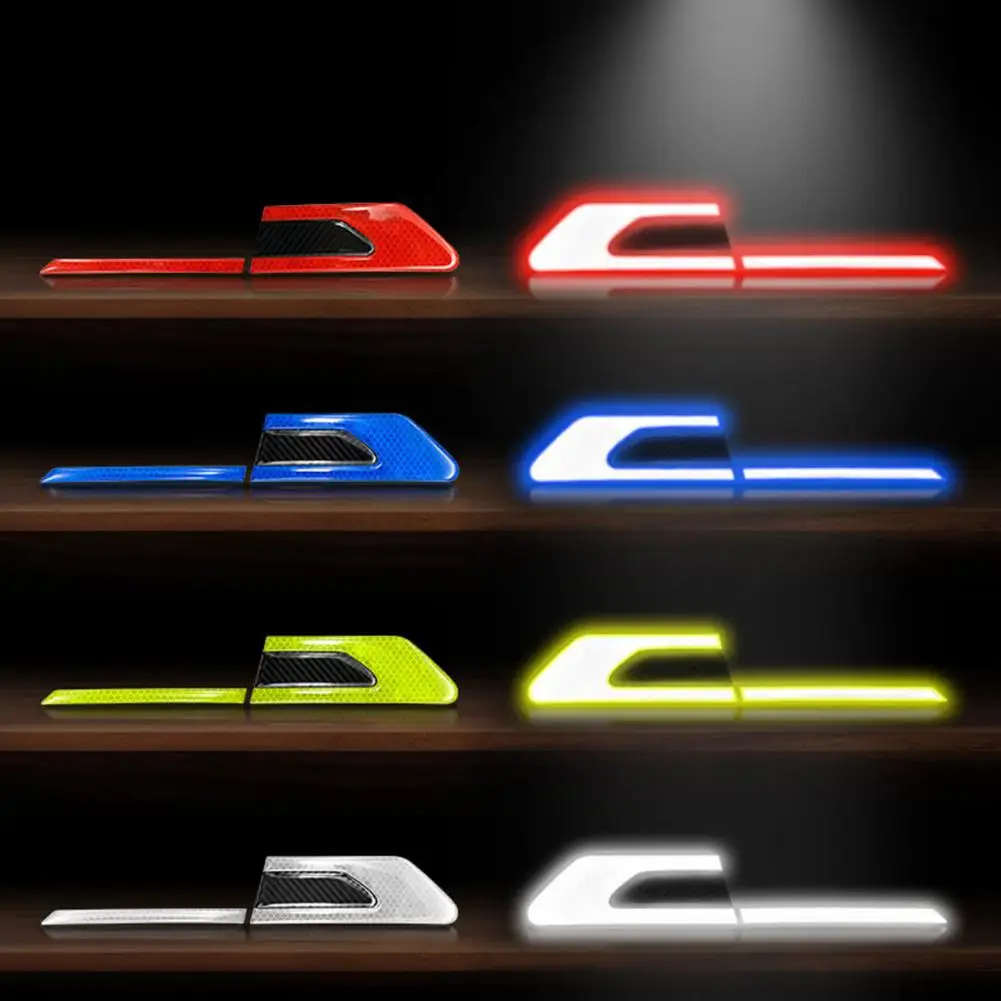 

1 пара, автомобильная светоотражающая лента из углеродного волокна