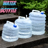 5l 15l outdoor collapsible water bag camping foldable water containers drinking multifunction telescopic storage water bottle