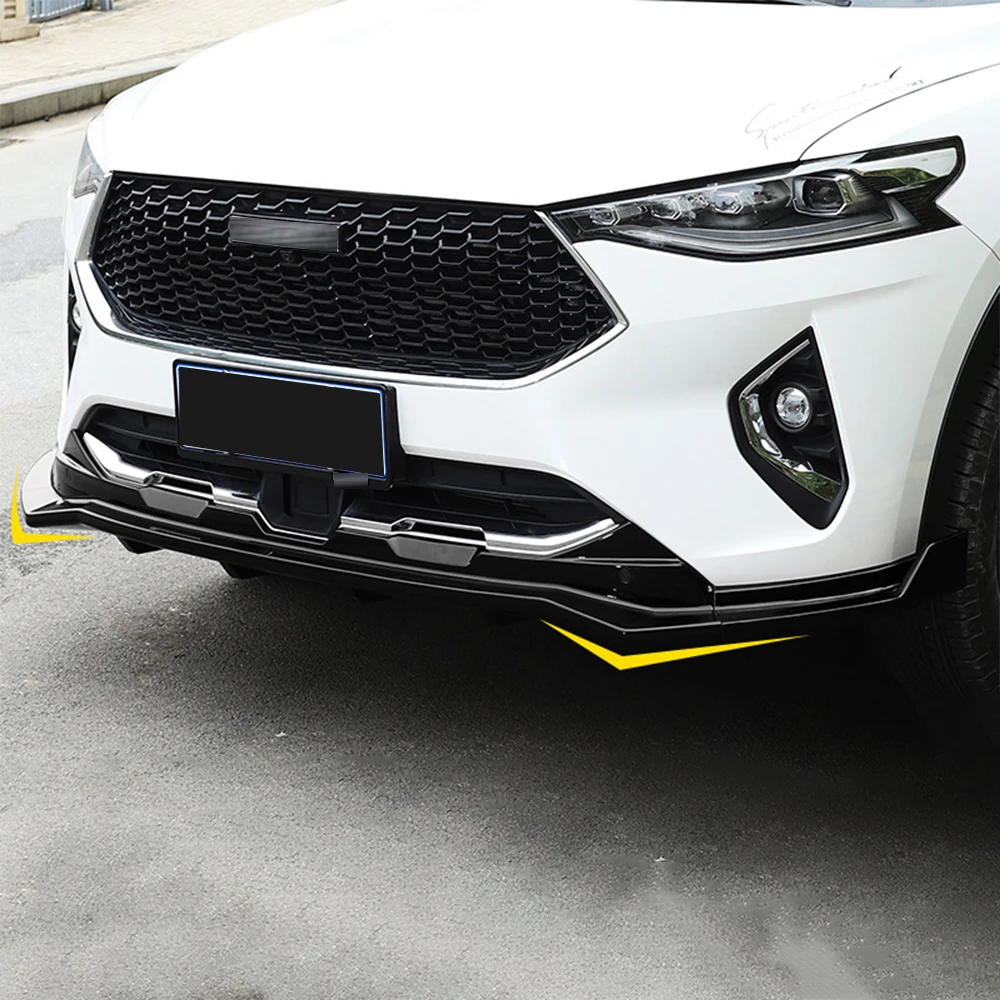 

Car Front Bumper Splitter Lip Chin Spoiler Body Kit Diffuser Protector Guard For Haval F7X F7 Surround Shovel Plate Body Kit