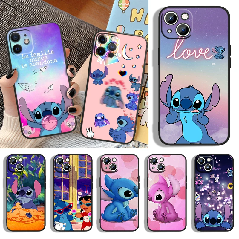 

Silicone Cover Stitch Abomination Little Monster For Apple iPhone 13 12 11 Pro Max mini XS XR X 8 7 6S 6 5 Plus Black Phone Case