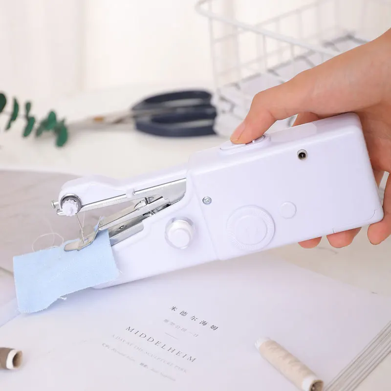 

Household Electric Sewing adapter Machine Mini Portable Hand Lace Sewing Machine Quick Handy Stitch Sew Clothes
