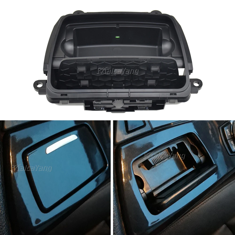 

Auto Car Black Plastic Center Console Ashtray Assembly Box Fits For Bmw 5 Series F10 F11 F18 51169206347