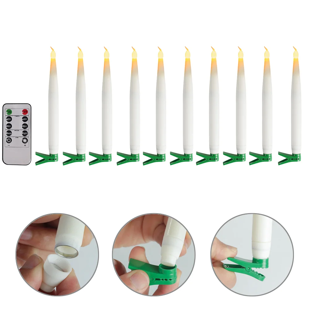 

10pcs Creative Decorative Unique With Lamp Birthday Party