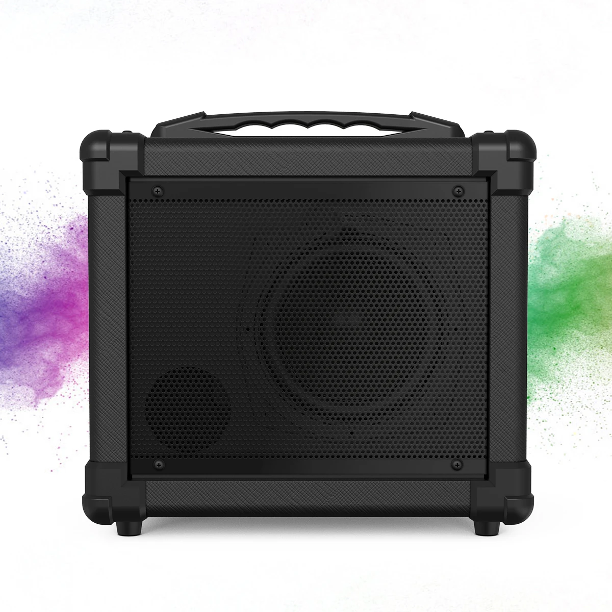 

GA-10 10W Portable Electric Guitar Amplifier Amp BT Speaker Supports Clean/ Distortion Modes AUX IN Gain Bass Volume Control