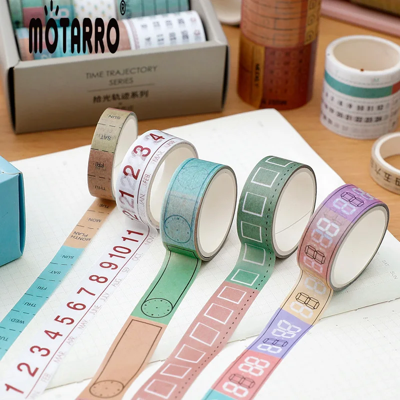 

5 рулонов/комплект, декоративная лента для скрапбукинга