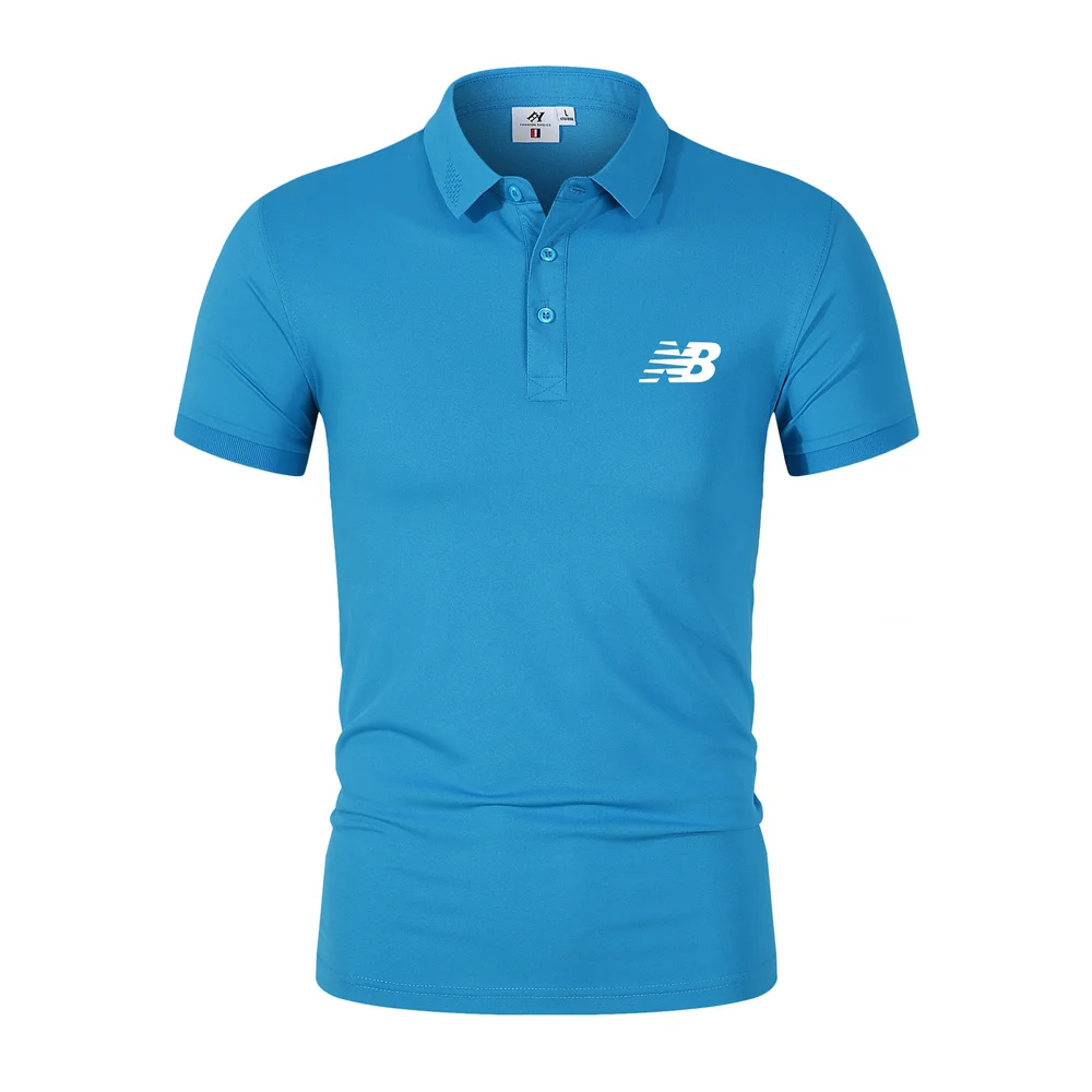 

Men's Short Sleeve Outdoor Sports Brand POLO Shirt Summer New High Quality Slim Lapel Quick Dry