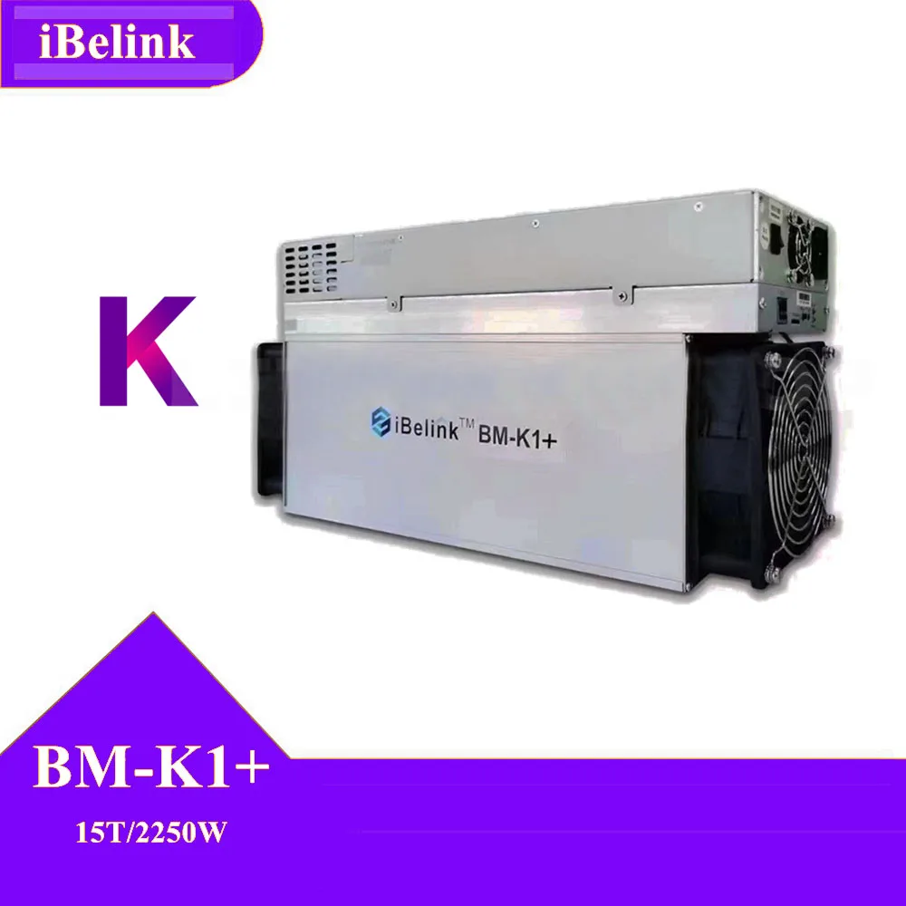 

Original IBELINK BM K1+ 15TH/S KDA KADENA Miner with 2250W Power Supply Included PK KD2/KD Box