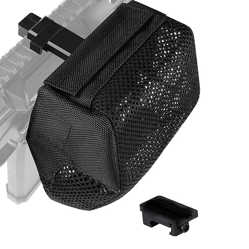 

Quick Mount Release Shell Catcher Brass Catcher with Detachable Picatinny Hea Bw Nylon Mesh for Rifle