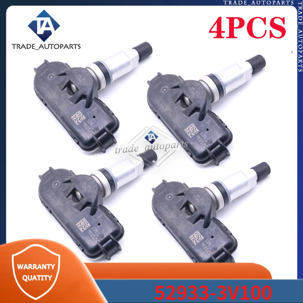 

Датчик давления в шинах 52933-3V100, TPMS система контроля давления в шинах для 2011, 2012, 2013, 2014, Hyundai I40 [VF], 4 шт., 529333V100