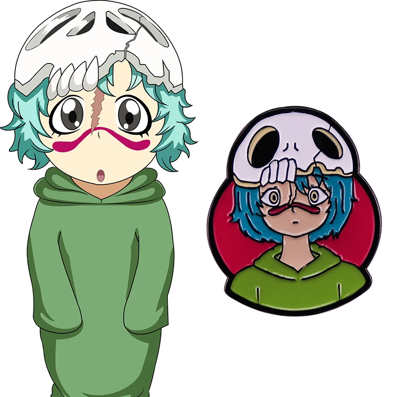 

Anime BLEACH Figure Neliel Tu Pin Brooch Anime Badge Lapel Pins Jewelry