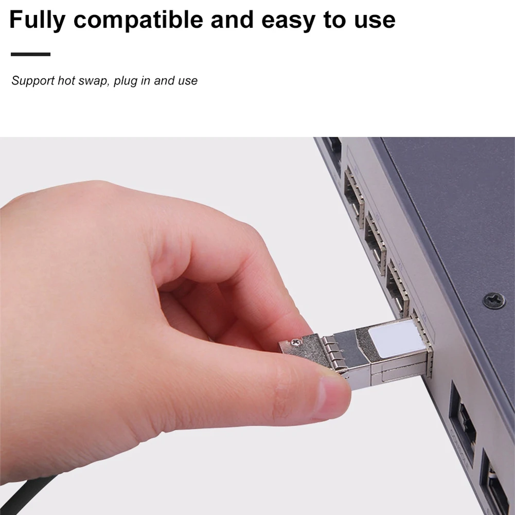 JT-COM 10Gb SFP + DAC Twinax Cable Passive for SFP-H10GB-CU2M Ubiquiti Intel mikrotik Netgear D-Link 3meters | Компьютеры и офис