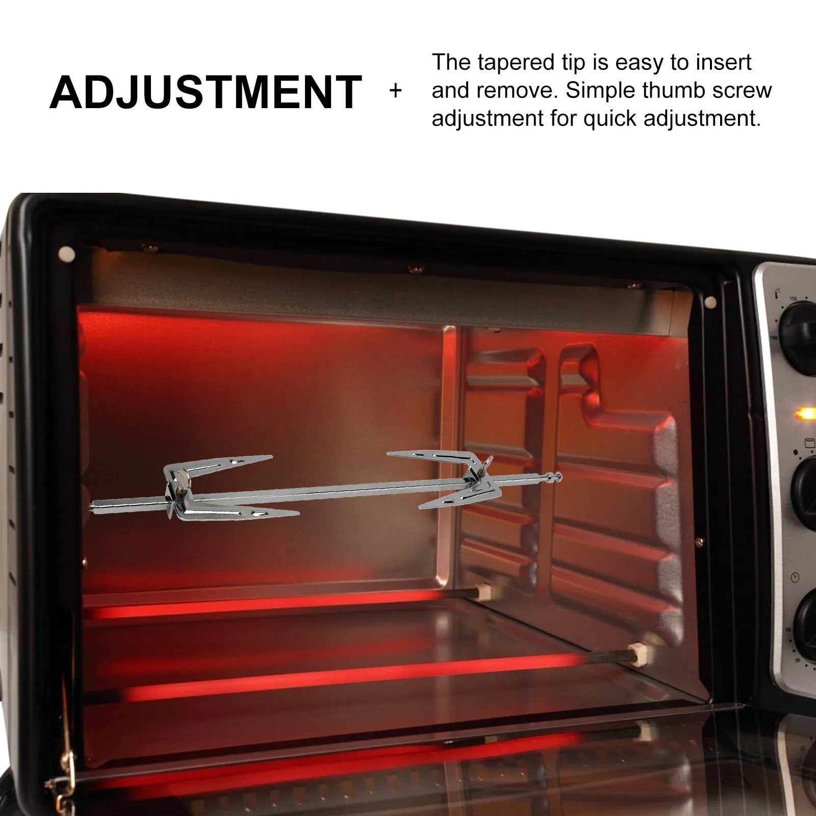 1 шт. высококачественные вилки для гриля шампуры вращающийся гриль шампур мяса