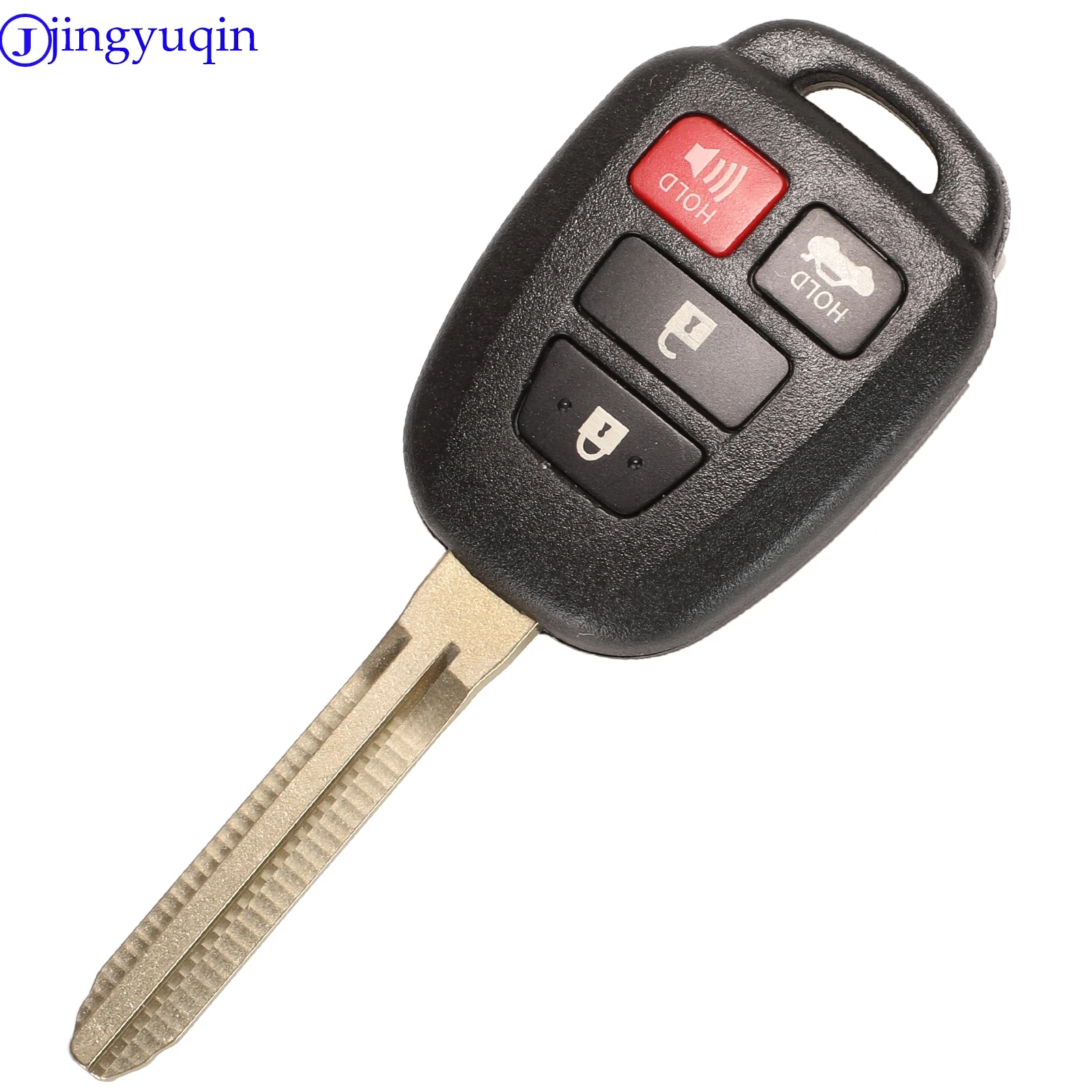 

Jingyuqin новый чехол для дистанционного ключа автомобиля для Toyota CAMRY 2012 2013 2014 2015 Corolla 2014 2015 с лезвием TOY43