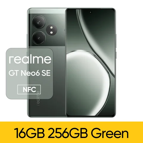 Смартфон realme GT Neo 6 SE, телефон с глобальной прошивкой, Snapdragon 7 + 50 МП, OIS, экран 6,78 дюйма, 120 Гц, 5500 нит, Супер дисплей, 100 мАч, Вт