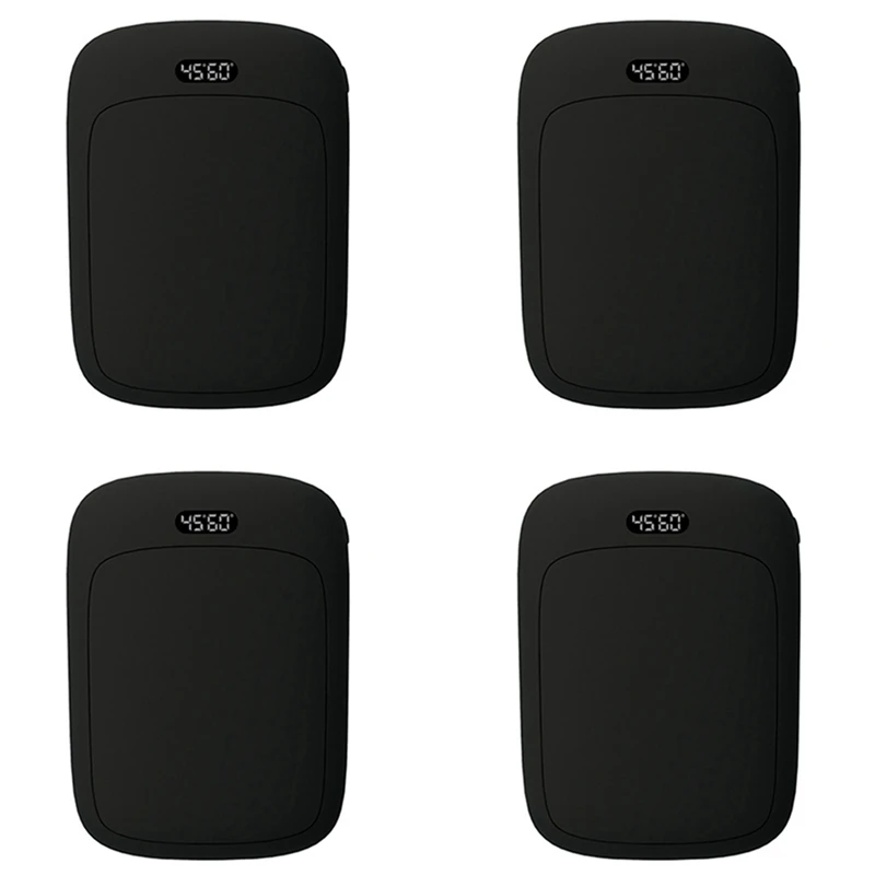 

4X Rechargeable Hand Warmers, Portable USB Electric Hand Warmer Reusable Pocket Warmer Power Bank For Outdoor Black