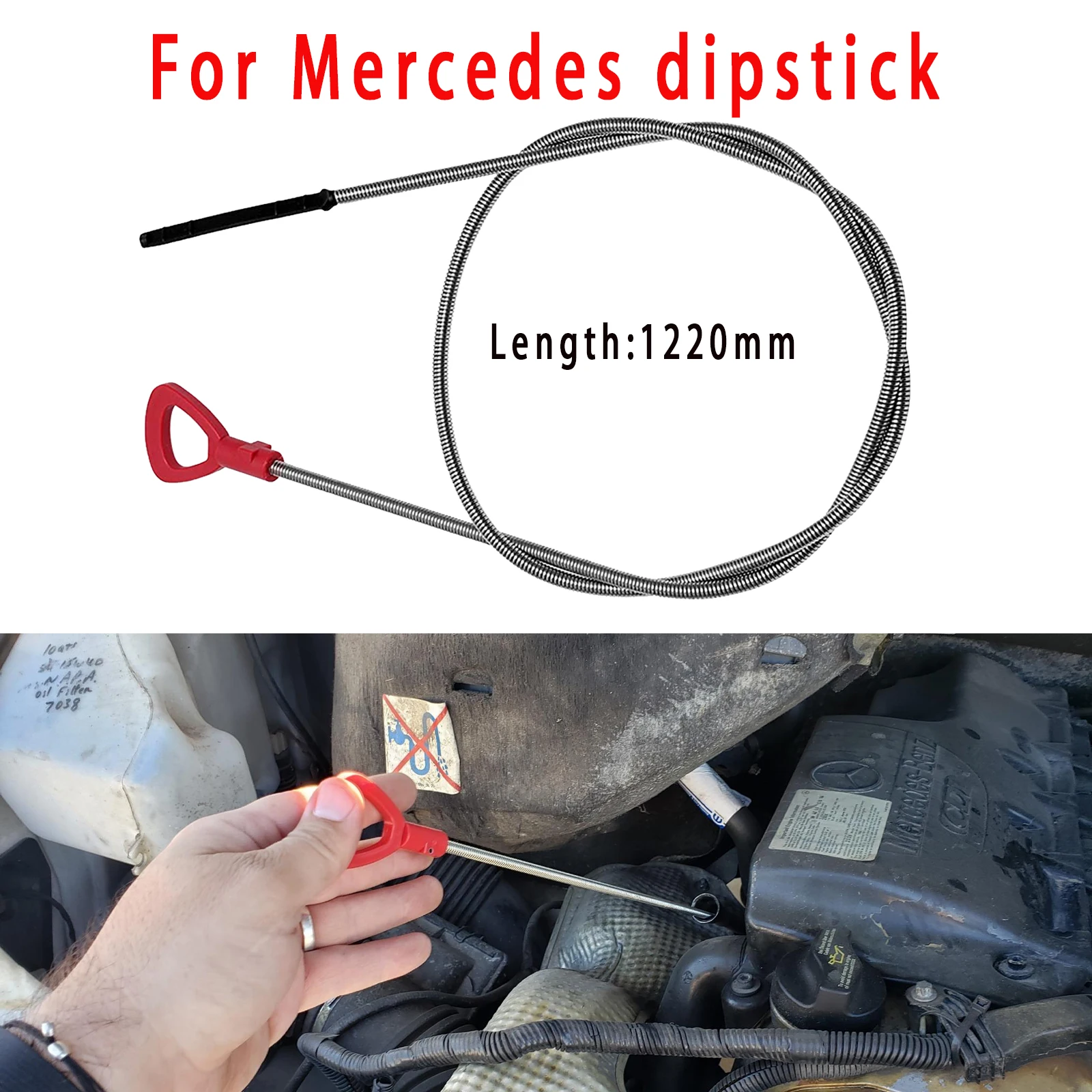 1220mm Automatic Auto Car Transmission Gearbox Fluid Dipstick For Mercedes 722.6 Professional Tool Level Dipstick Dip Stick