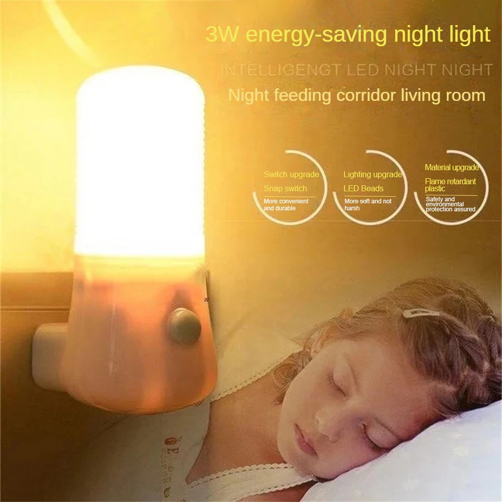 

Home Decorating Light Ac Powered Energy Saving Bright Intelligent Induction Portable Lighting Lamps Lamp Gift Creative Eye Care